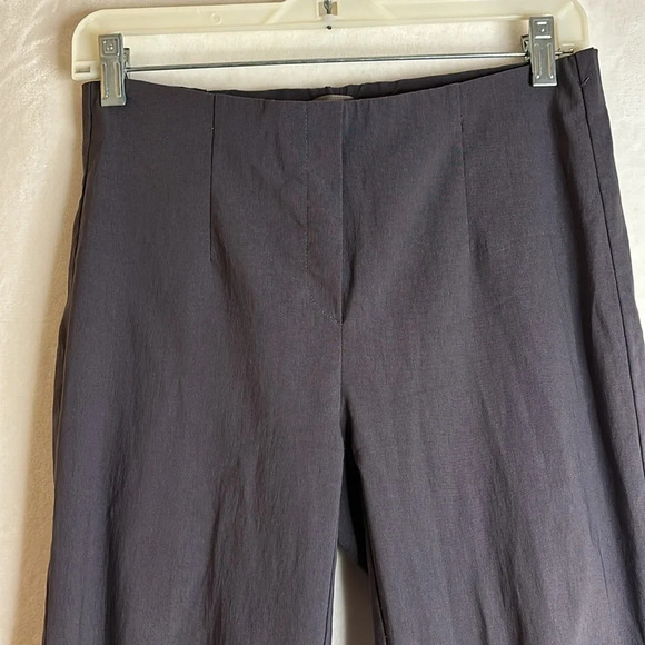 Stehmann Women's Ina Straight Stretch Pull On Grey Pants Size 4 - Picture 2 of 12